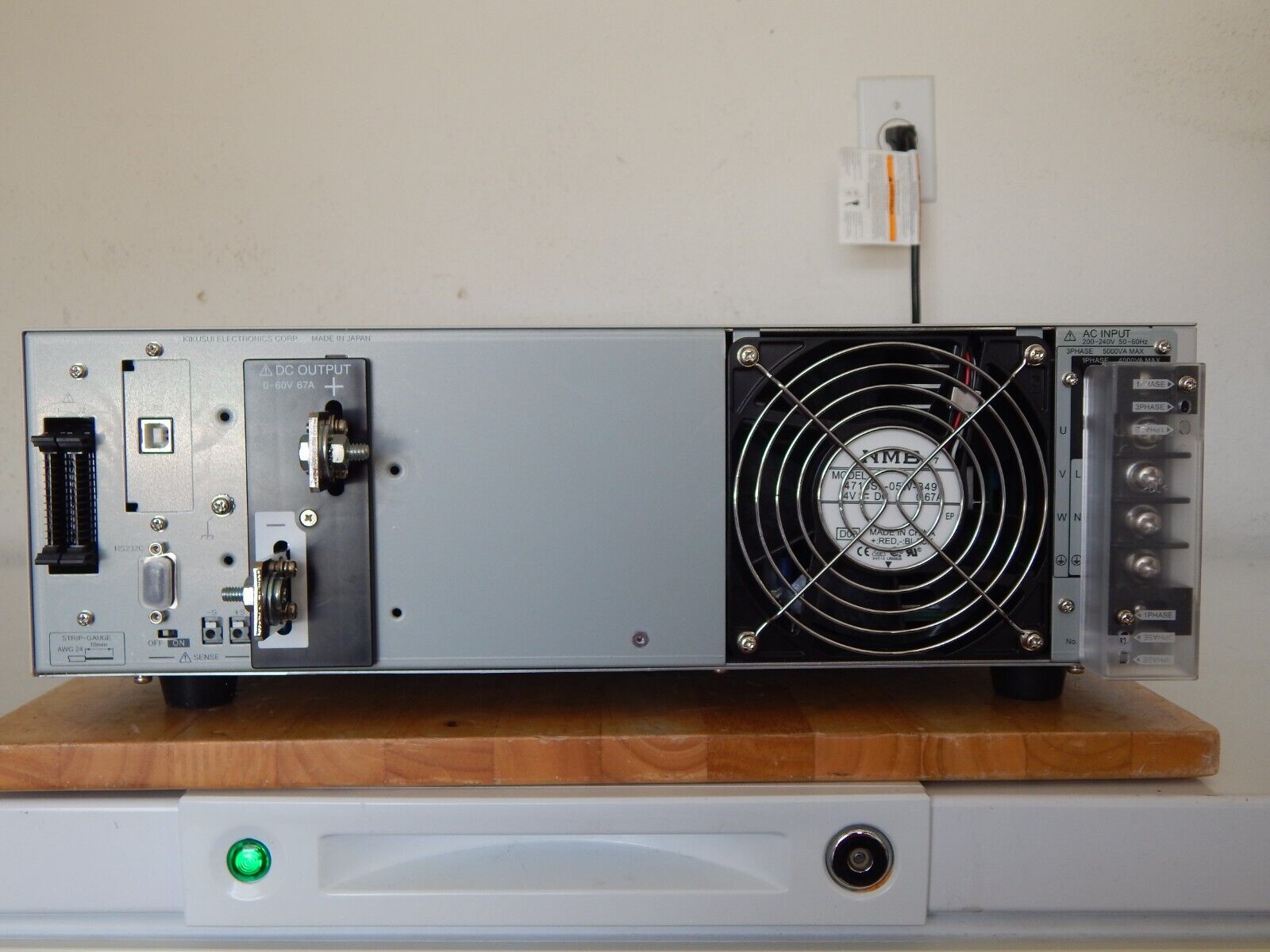 Kikusui PAT60-67T Regulated DC Power Supply (60V / 67 A) 2 in stock Kikusui PAT60-67T Regulated DC Power Supply (60V / 67 A) 2 in stock